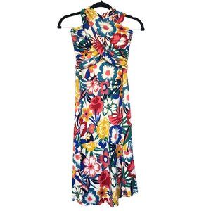 Boden Lilah Multiway Halter Sleeveless Dress Size 6R Tropical Bloom Floral